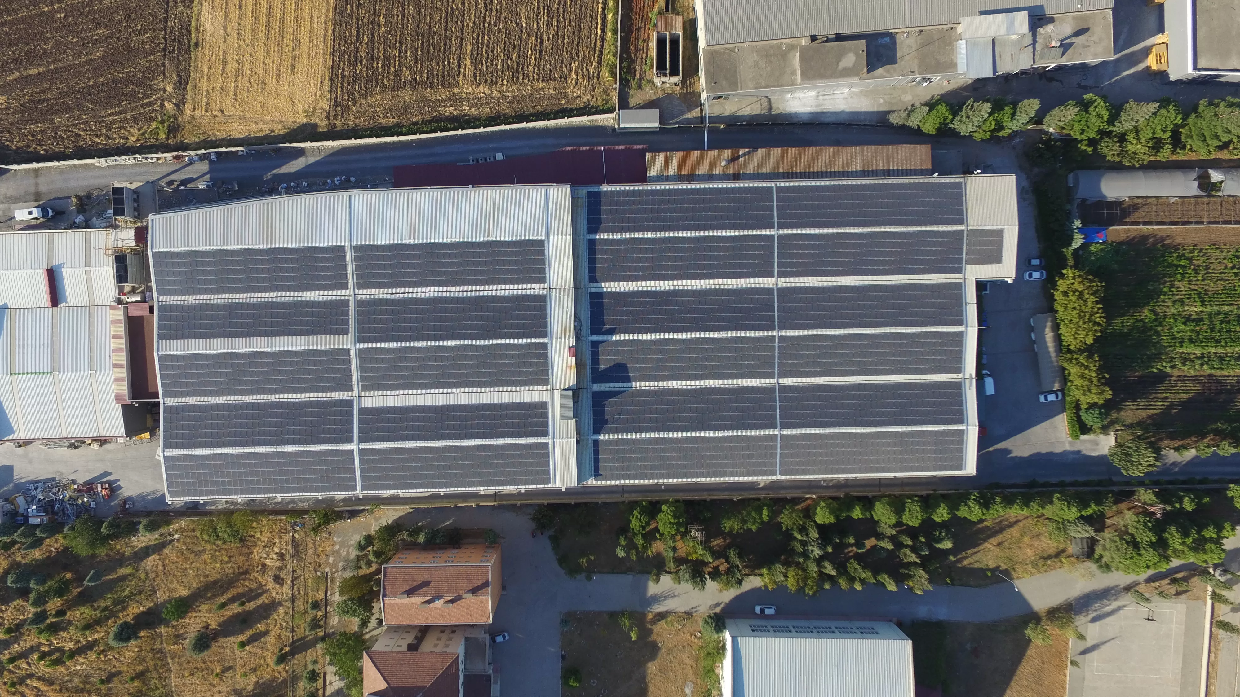 KERVAN PASTANESİ ÇATI GES  1123,2kWP