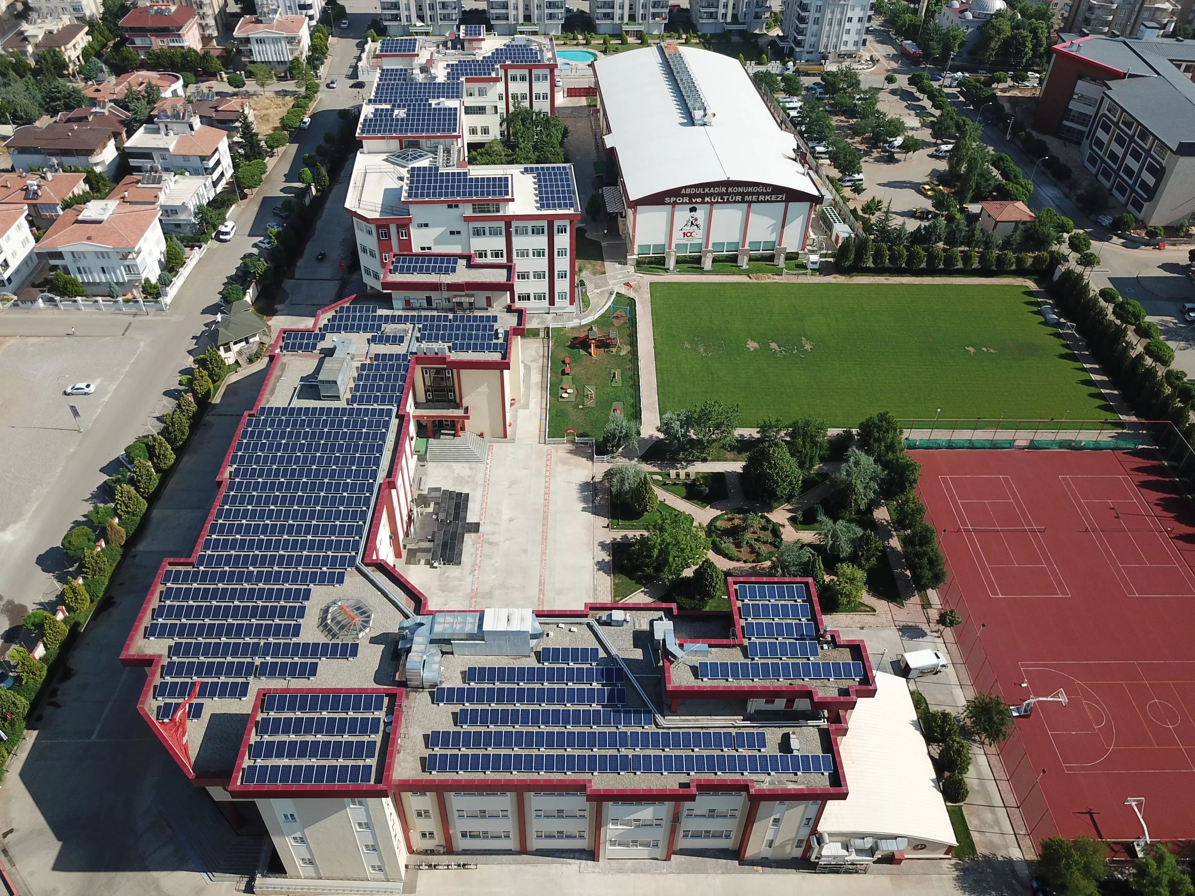 SANKO ÖZEL EĞİTİM OKULLARI ÇATI GES 304.56kWP